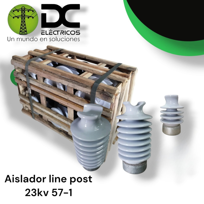 aislador porcelana line post 57-1 kv