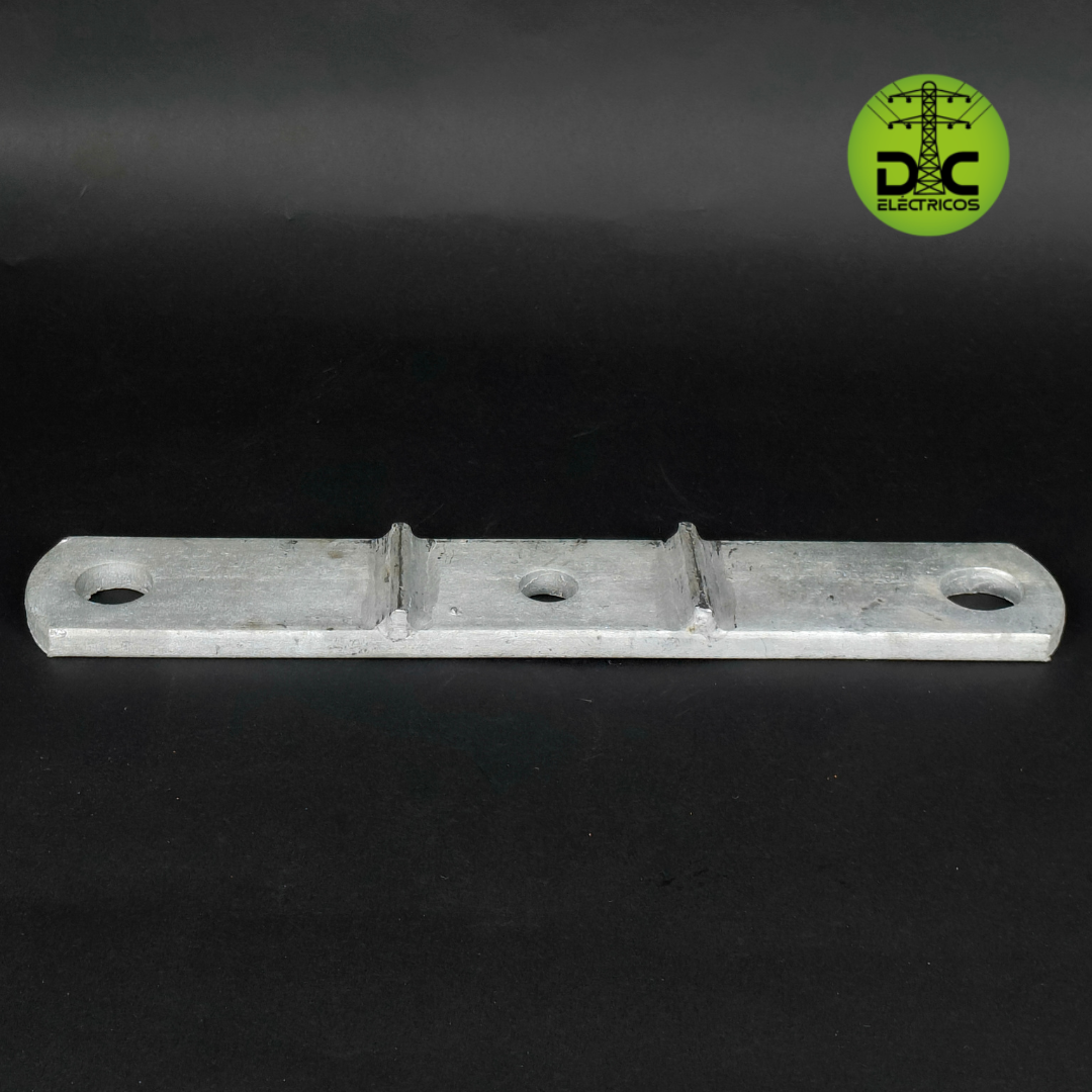 platina para 2 aislador red compacta  3/8