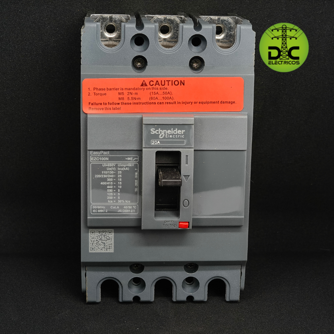 breaker industrial 2X40 amp