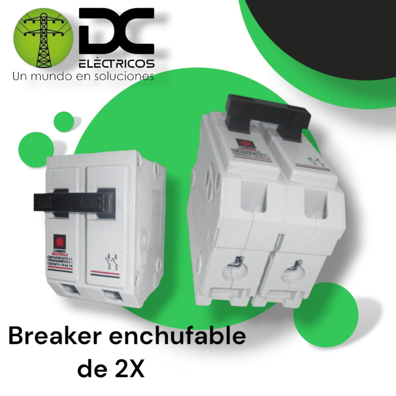 breaker enchufable 2x15 amp