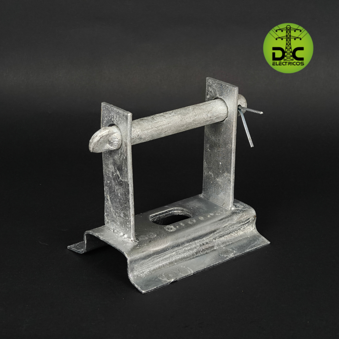 percha metalica  galvanizada pesada 1 puesto