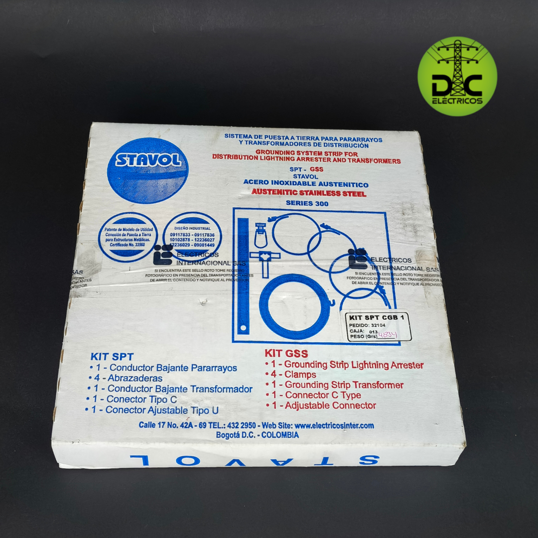 kit de puesta tierra spt cgb cable 16 mts varilla 5/8