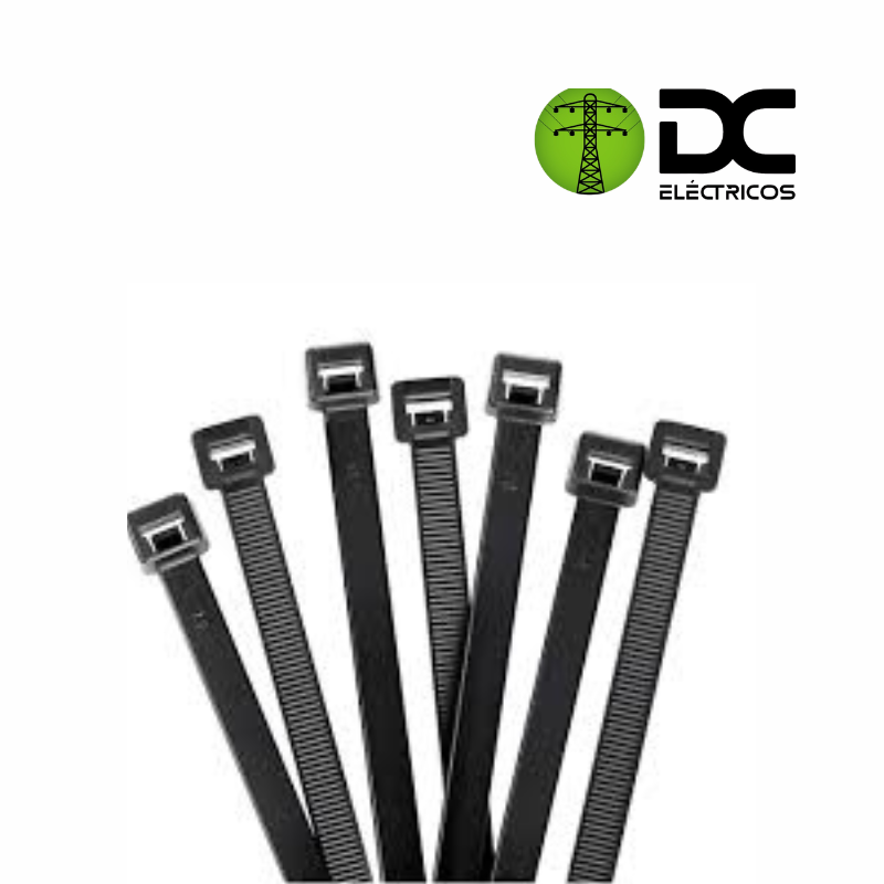 amarre plástico de 45 cm negro