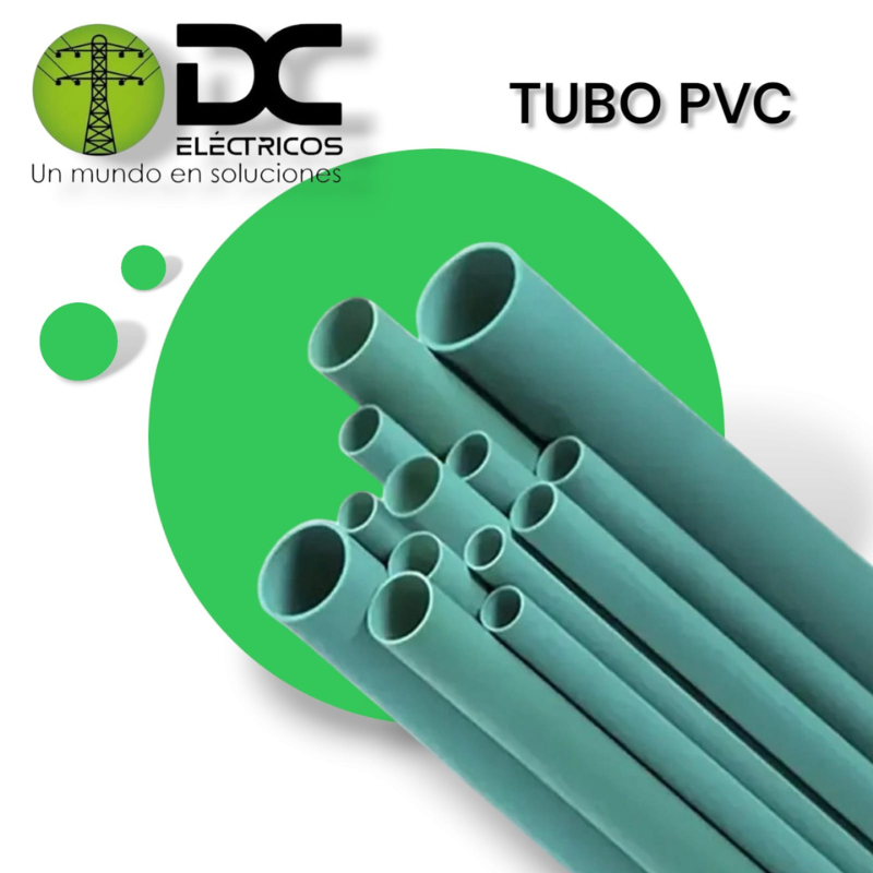 tubo pvc pesado 1/2 x 3 mt