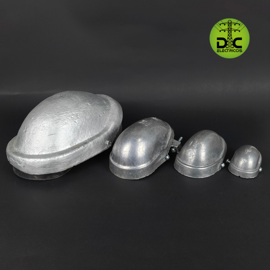 capacete galvanizado 1¨