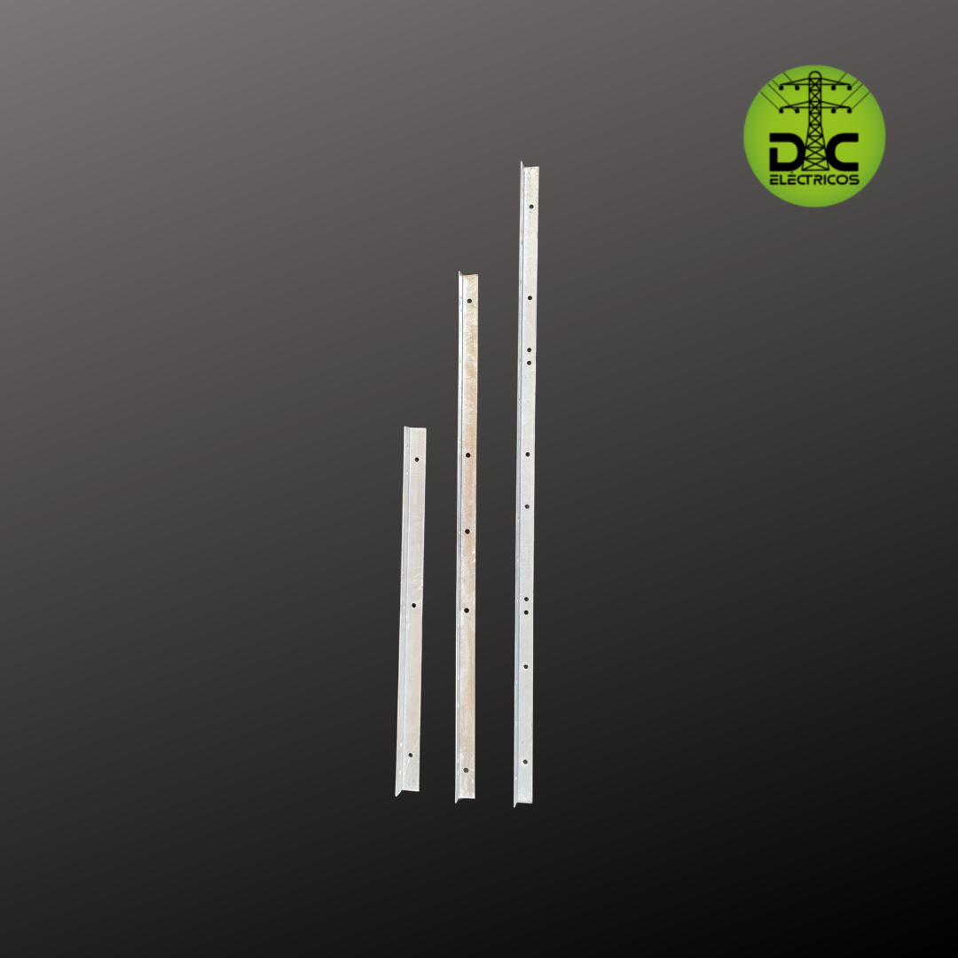 cruceta metálica 21/2"x21/2"x1/4x2 mt