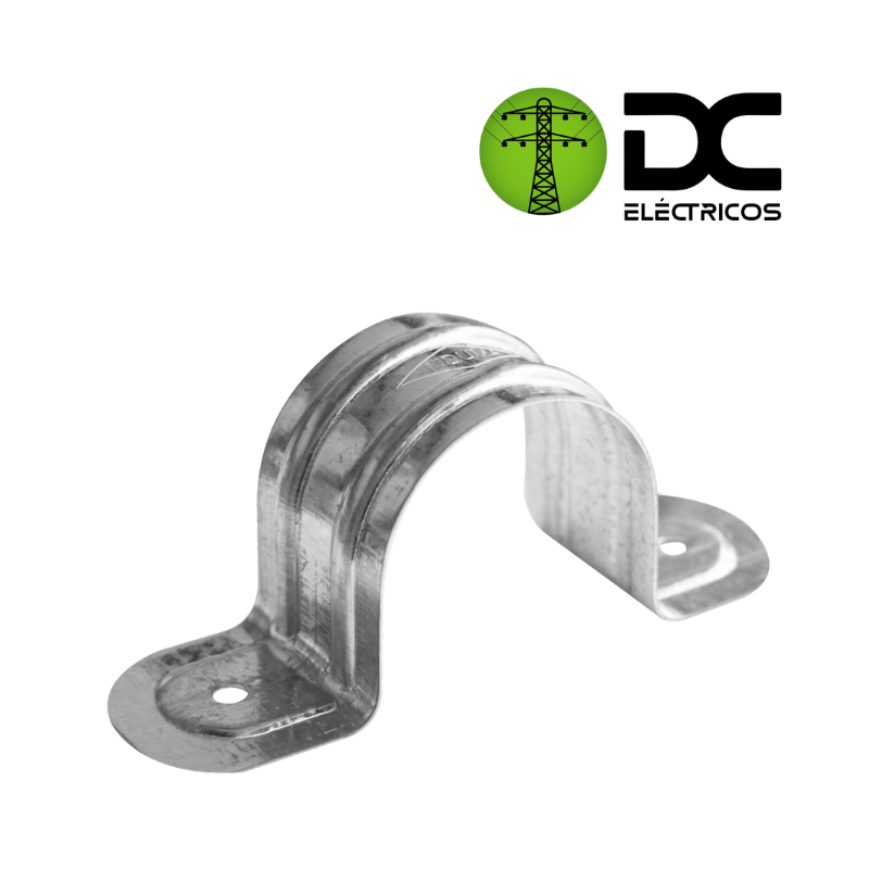 Grapa metálica 11/2" doble