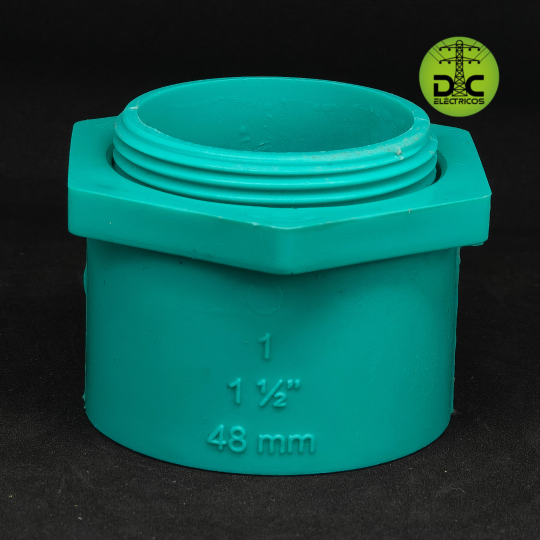 terminal pvc 11/2"