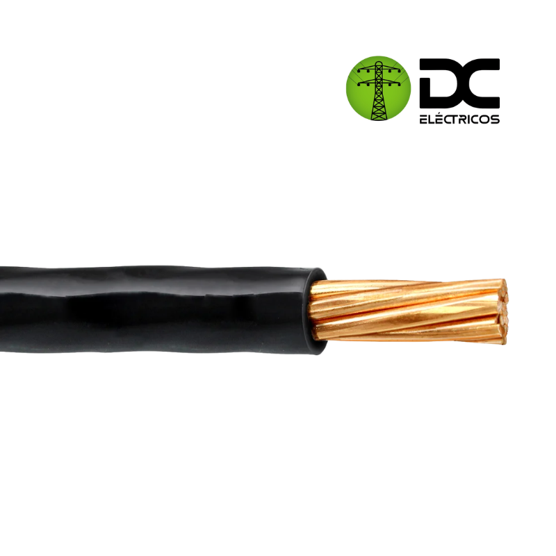 cable cobre # 2 negro