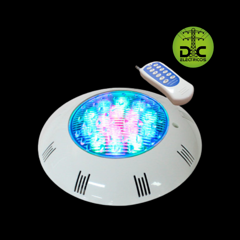 bala led sumergible 12v RGB 24w con control
