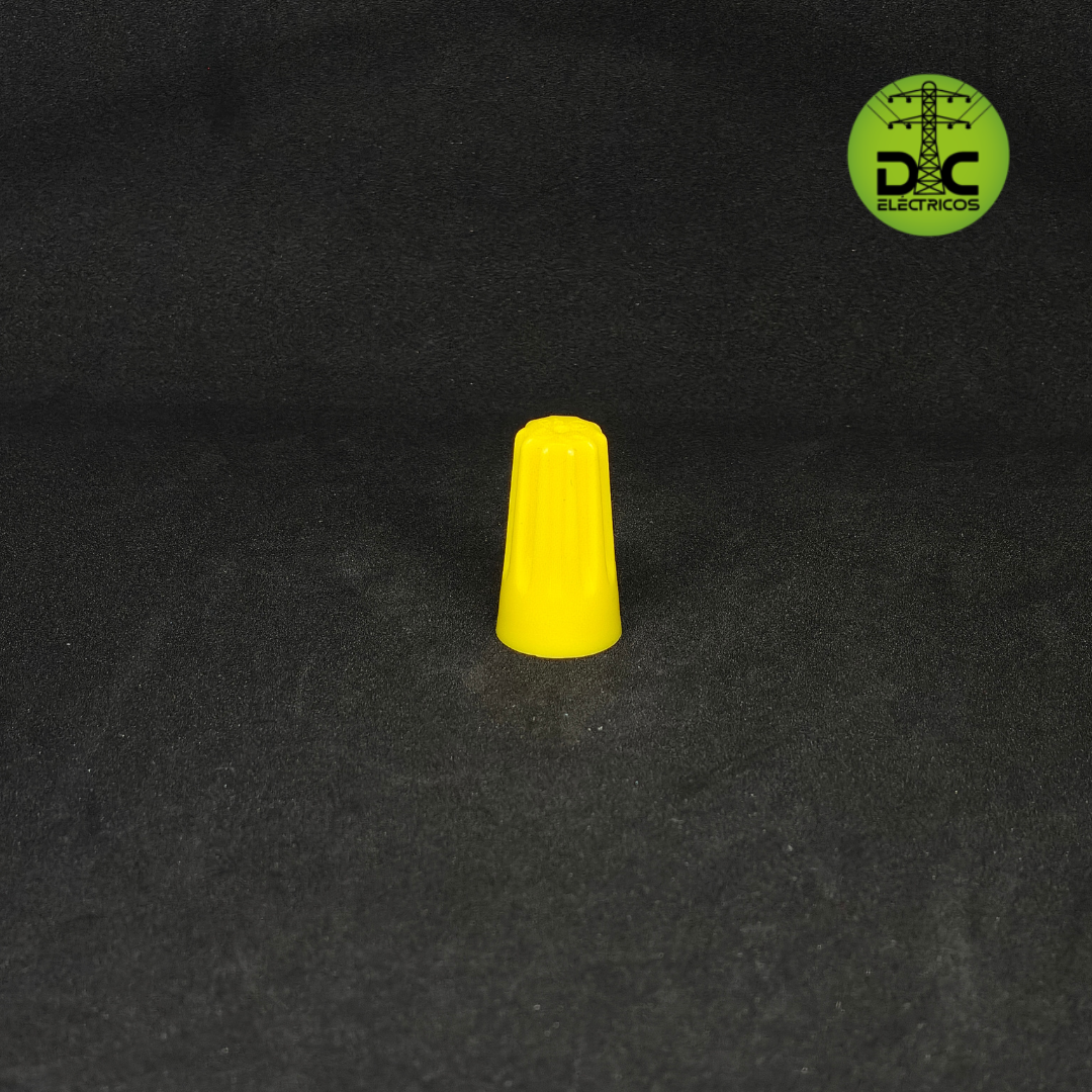 conector resorte (capuchón) amarillo