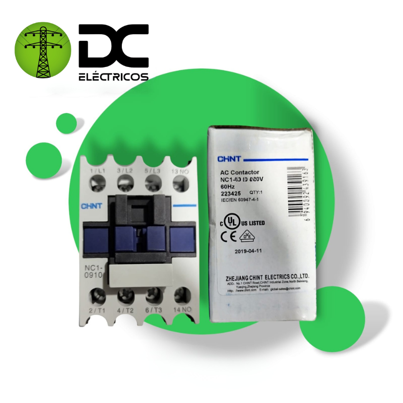 contactor 115 amperios bobina 110v chint