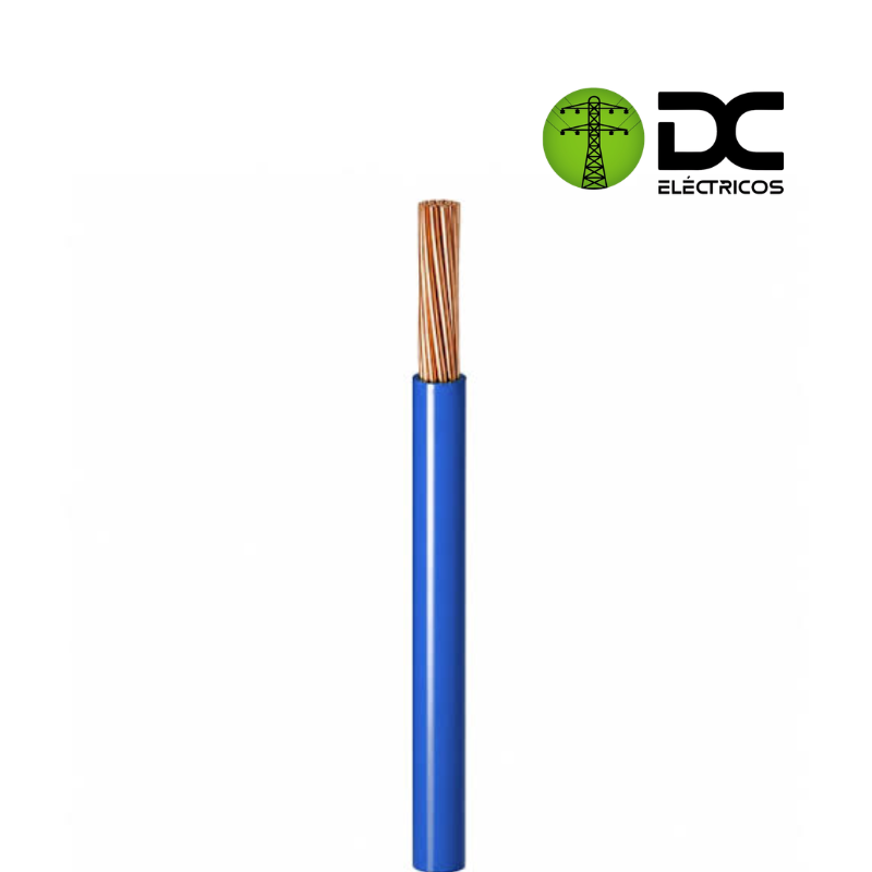 cable cobre # 6 azul