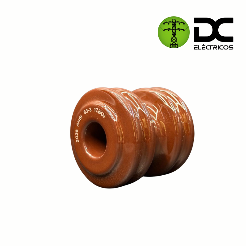 aislador carrete porcelana ANSI 53-3