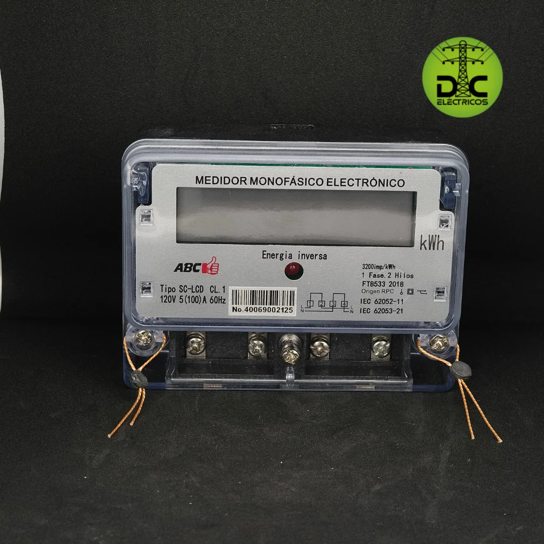 medidor monofásico sin protocolo digital ABC USA EDL 18