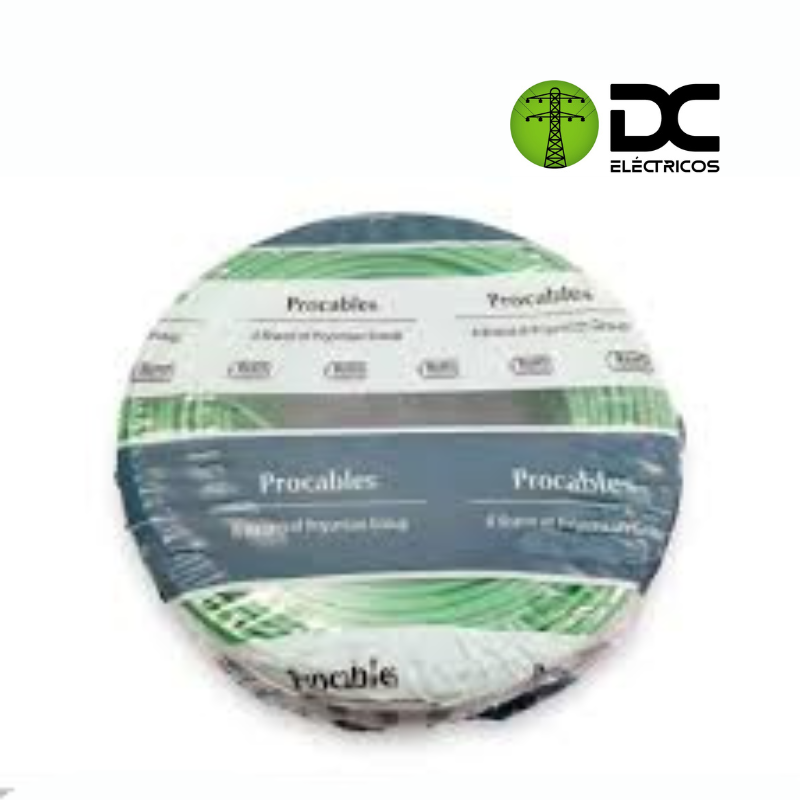 cable cobre # 10 verde procables