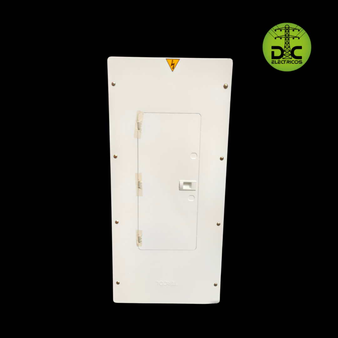 tablero trifásico 24 circuitos 125amp con puerta