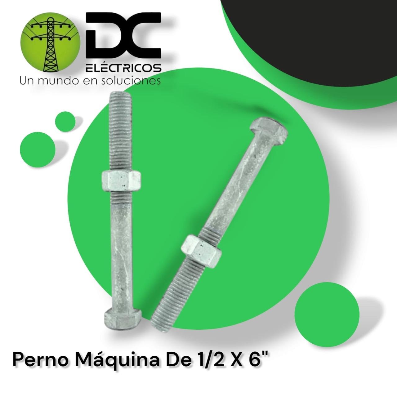 perno maquina 1/2 x 11/2"