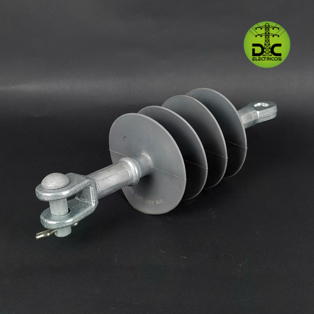 aislador suspension polimérico 15 kv