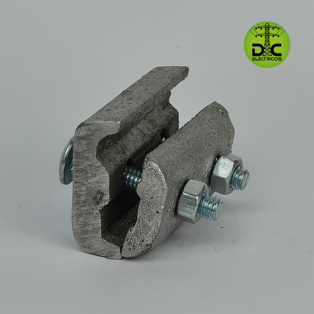 conector aluminio aluminio doble tornillo