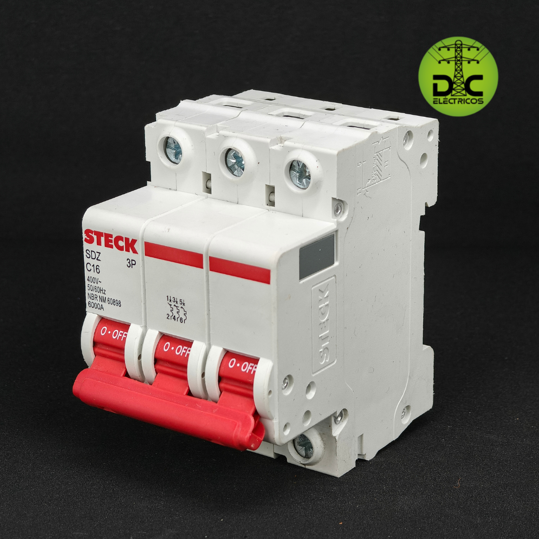 BREAKER RIEL 3X16 AMP steck