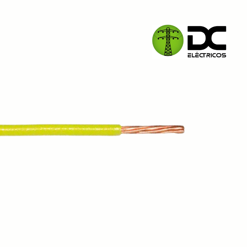 cable cobre # 12 amarillo procables