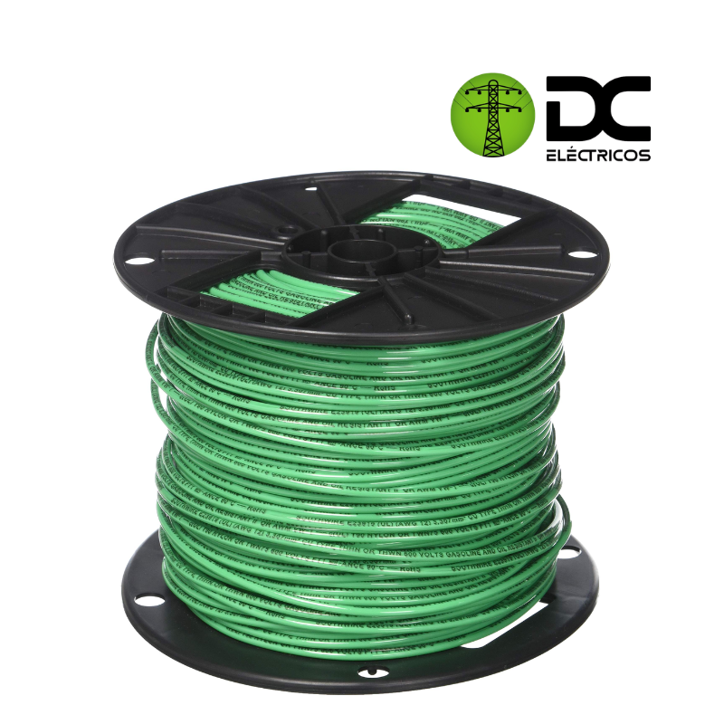 cable cobre # 6 verde