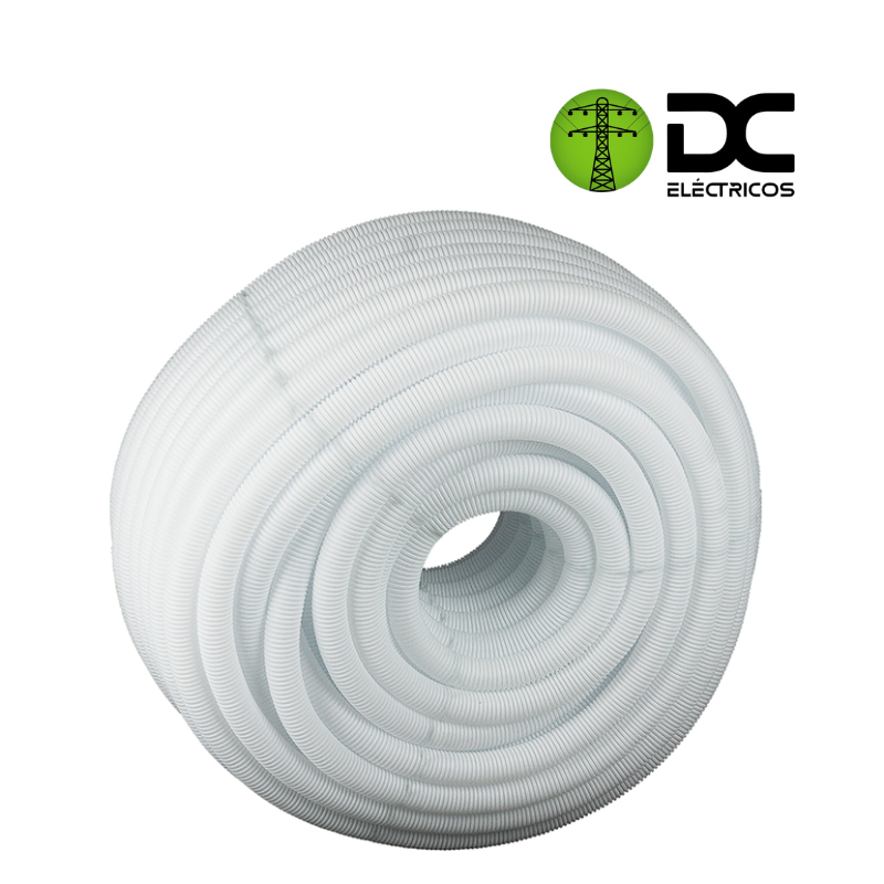 coraza pvc 1/2 blanca