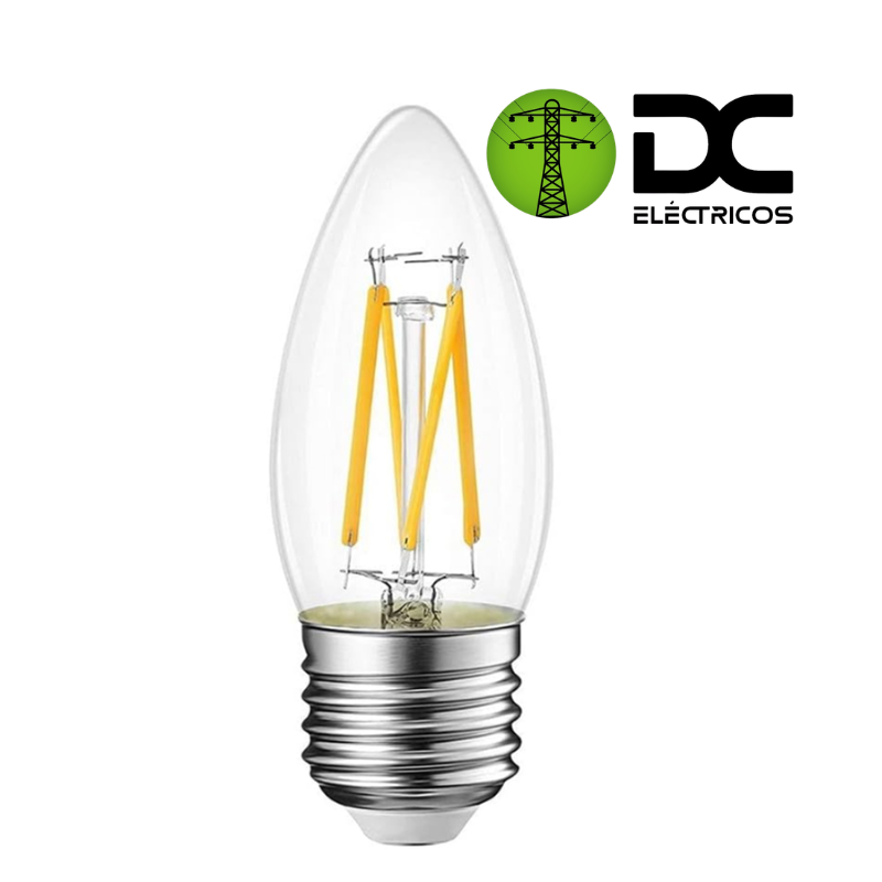 bombillo led 4w vintage rosca E27 vela
