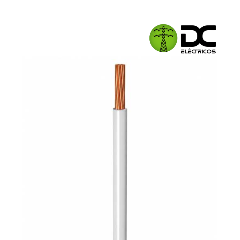 cable cobre # 6 blanco
