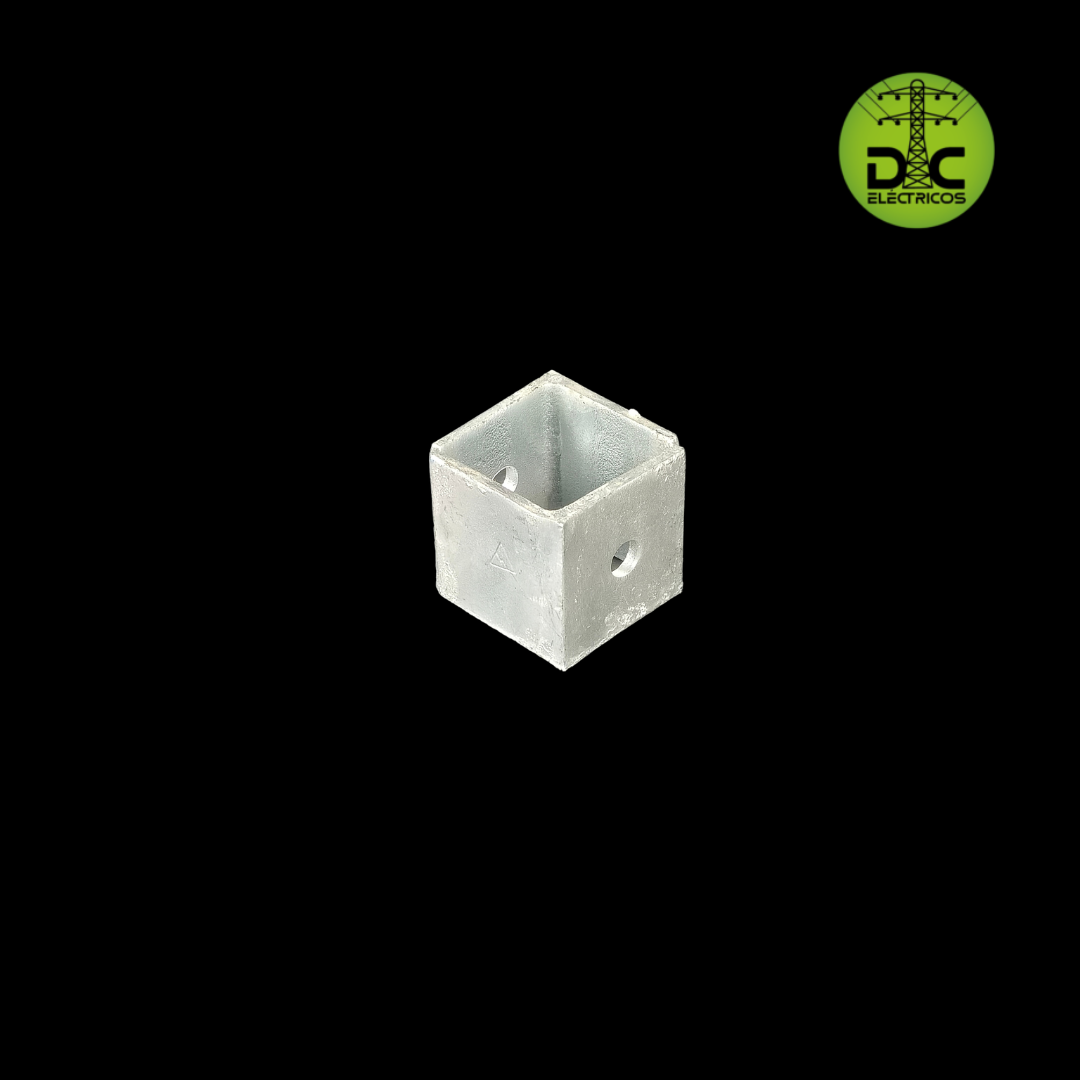 dado metálico 3"x3" x 1/4"